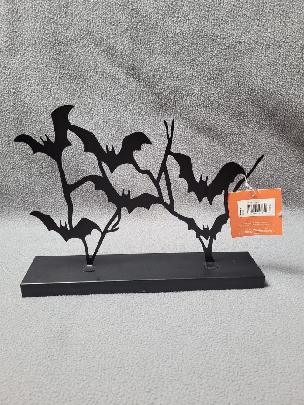 Celebrate Together Halloween Tabletop Decor Metal Bats On A Base